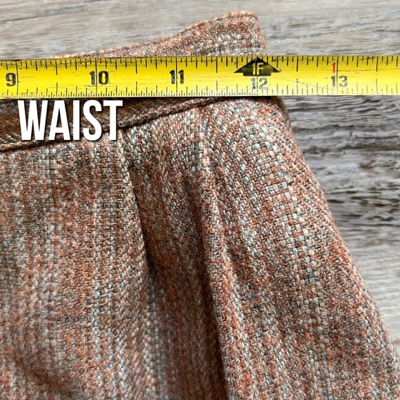 Vintage wool blend tweed career skirt - Picture 9 of 13
